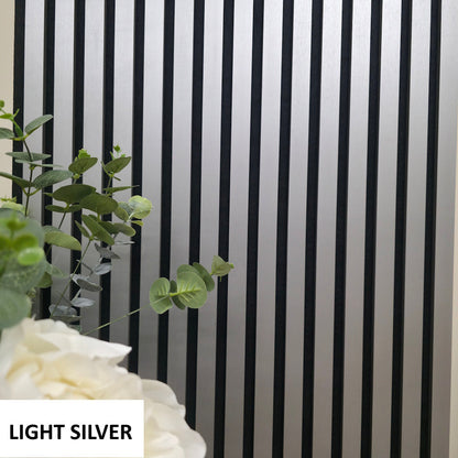 Premium Acoustic Slatted Wall Panel (Multiple Colors)