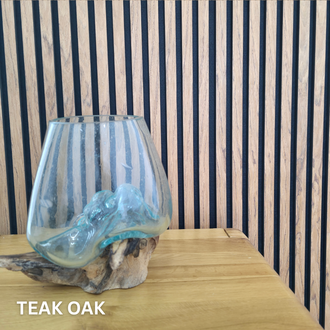 Premium Acoustic Slatted Wall Panel (Multiple Colors)