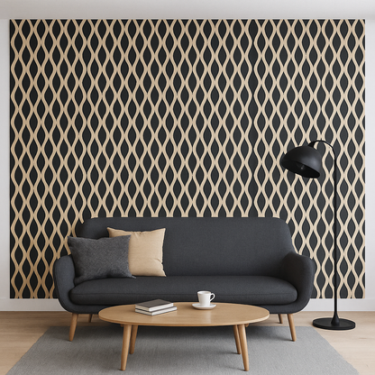 Wave Acoustic Wall Panel (Multiple Colors Available)